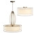 Glamorous French Gold Pendant 3D model small image 1