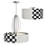 Glamorous French Gold Pendant 3D model small image 2