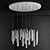 Natural Ash LED Pendant Lamp 3D model small image 3