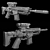 Advanced AX-7 Assault Firearm 3D model small image 3