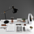 Modern Desk Essentials Set 3D model small image 1