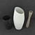 Elegant Black Gracilis Vase (28x14cm)
Stylish White Coco 2 Vase (46x20 3D model small image 2