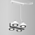 Satelium Pendant Lamp: ODEON LIGHT 3490/4 3D model small image 1