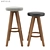 Modern Circo Bar and Counter Stool 3D model small image 2