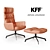 Title: Modern Leather Arva Lounge 3D model small image 1