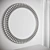 Elegant Milena Mirror 3D model small image 3