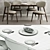 Modern Set: VOLPI Chair and RAMON Table 3D model small image 3