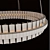 Crystal Halo Pendant Light | DeLight Collection 3D model small image 3