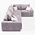 Modular Bliss: BL_101 Sofa in BKR/2TM-K-1TM/BML 3D model small image 2