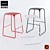 Infiniti Bobo | Sleek Steel Stool 3D model small image 1