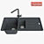Franke Aneta Sink - Elegant Fragranite Onix 3D model small image 1