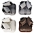 Elegant Babila Armchair: Leather & Fabric Blend 3D model small image 2