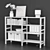 Stylish IKEA IVAR Storage with Decor 3D model small image 2