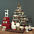 Festive Holiday Decor Set 3D model small image 1