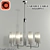 Larabee Large Polished Nickel Pendant 3D model small image 1