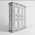 Arte Brotto Art: Elegant Wood Cabinet 3D model small image 3