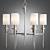 Vintage Charm: Amherst Chandelier 3D model small image 1