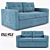 Blest™ DL15 Indy Sofa: Ultimate Comfort & Style 3D model small image 1