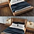 Midnight Flexform Bed: Elegant and Versatile 3D model small image 2