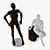 Sleek Female Abstract Mannequin 3D model small image 2