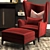 Christmas Deco Set | Luxurious Living Furniture 3D model small image 2