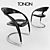 Tonon Clou Leather Chair 3D model small image 1