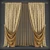 Classic Style Curtains 3D model small image 1
