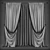 Classic Style Curtains 3D model small image 2