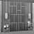 Rustic Charm Unfinished Headboard 3D model small image 3