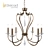 Elegant Pimlico Dark Bronze Chandelier 3D model small image 1