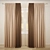 Elegant Shadow Curtains 3D model small image 1