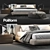 Luxurious Poliform Dream Bed Set 3D model small image 1