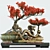 Decorative Semi Bonsai Plant 3D model small image 1