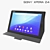 Versatile Xperia Z4 Tablet: Enhanced with Cover and Stand by Sony 3D model small image 1