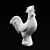 KERAS 3D Digital Rooster Model 3D model small image 1