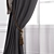 Classic Style Curtain Ensemble 3D model small image 2