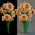 Charming Chrysanthemums 3D model small image 1