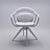 Modern Elegance: Norah Chair 3D model small image 3