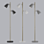 New York Floor Lamp - Sleek and Stylish 3D model small image 1