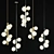 Grape Pendant Light with 4 or 7 Shades 3D model small image 2