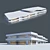 Versatile Public Building with Modern Design 3D model small image 3