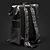 Urban Rolltop Backpack - Sleek and Stylish 3D model small image 2