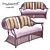 Elegant Isabella Sofa - Perfect Blend of Comfort and Style 3D model small image 1