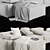 Bonaldo Peanut Sofa Set 3D model small image 3