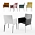 Montis Mila A - Stylish Chair Set 3D model small image 1
