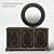 Bernhardt Clarendon Buffet with Round Mirror 3D model small image 1