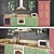 "Kaiser Kitchen Set: Oven, Hood, Cooktop, Microwave, Sink & Faucet 3D model small image 1