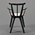 Sleek Windsor Beetle Chair 3D model small image 2