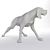 Porcelain Pointer Dog Figurine (23cm) 3D model small image 3