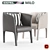 ESTEL MILO | Leather Easy Chair 3D model small image 1